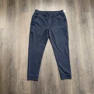 Birddogs Boomstick Mens XXL Jogger Pants Blue Lined Drawstring Preppy Athleisure